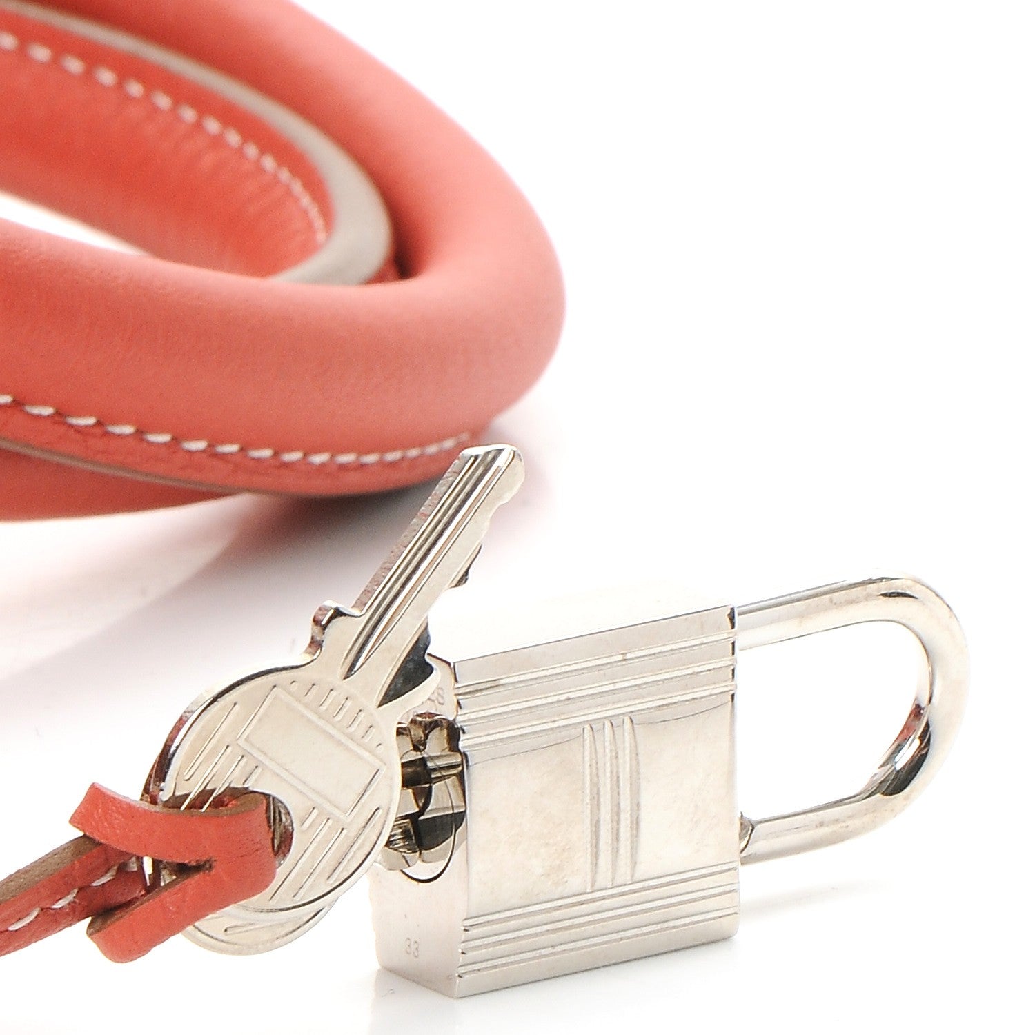 Hermes Togo Horseshoe Birkin 35 Sanguine White 34 of 42