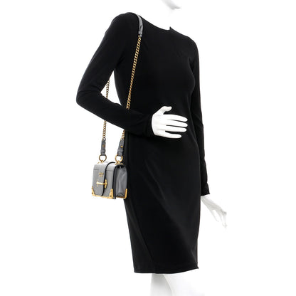 Prada City Calf Saffiano Cahier Bag Marmo 2 of 7