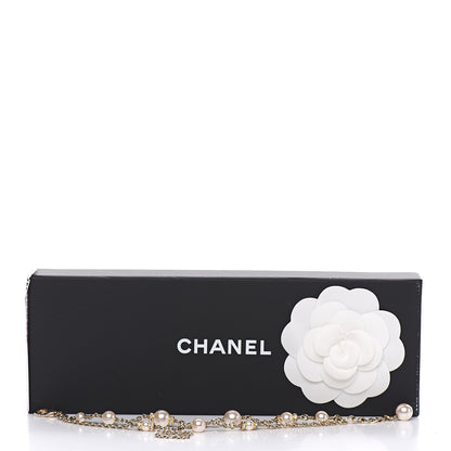 Chanel Pearl Crystal CC Bracelet Gold 4 of 4