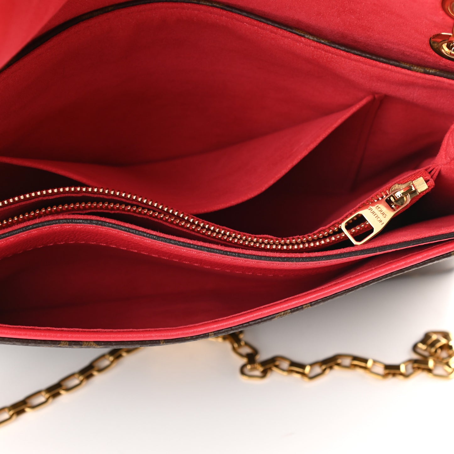 Monogram Pallas Chain Poppy