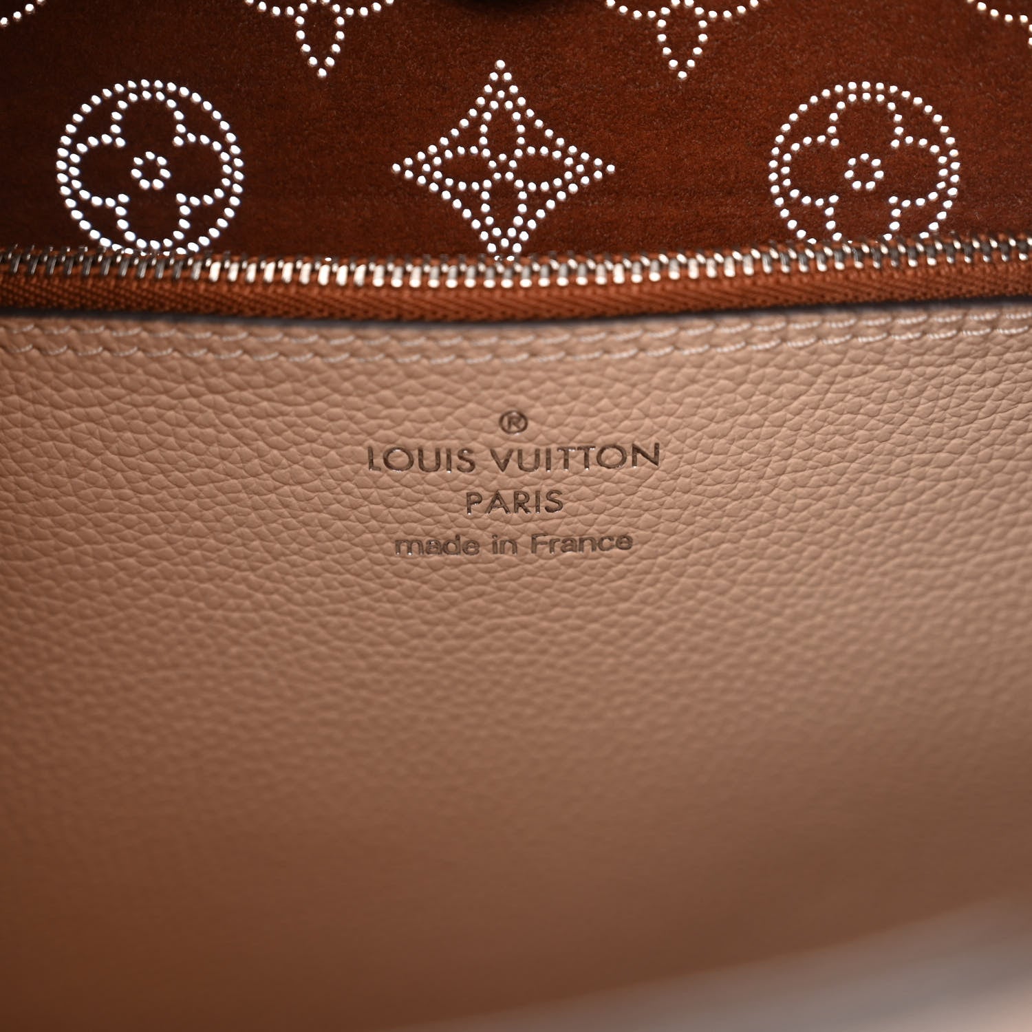 Louis Vuitton Mahina Carmel Hobo Creme 6 of 12