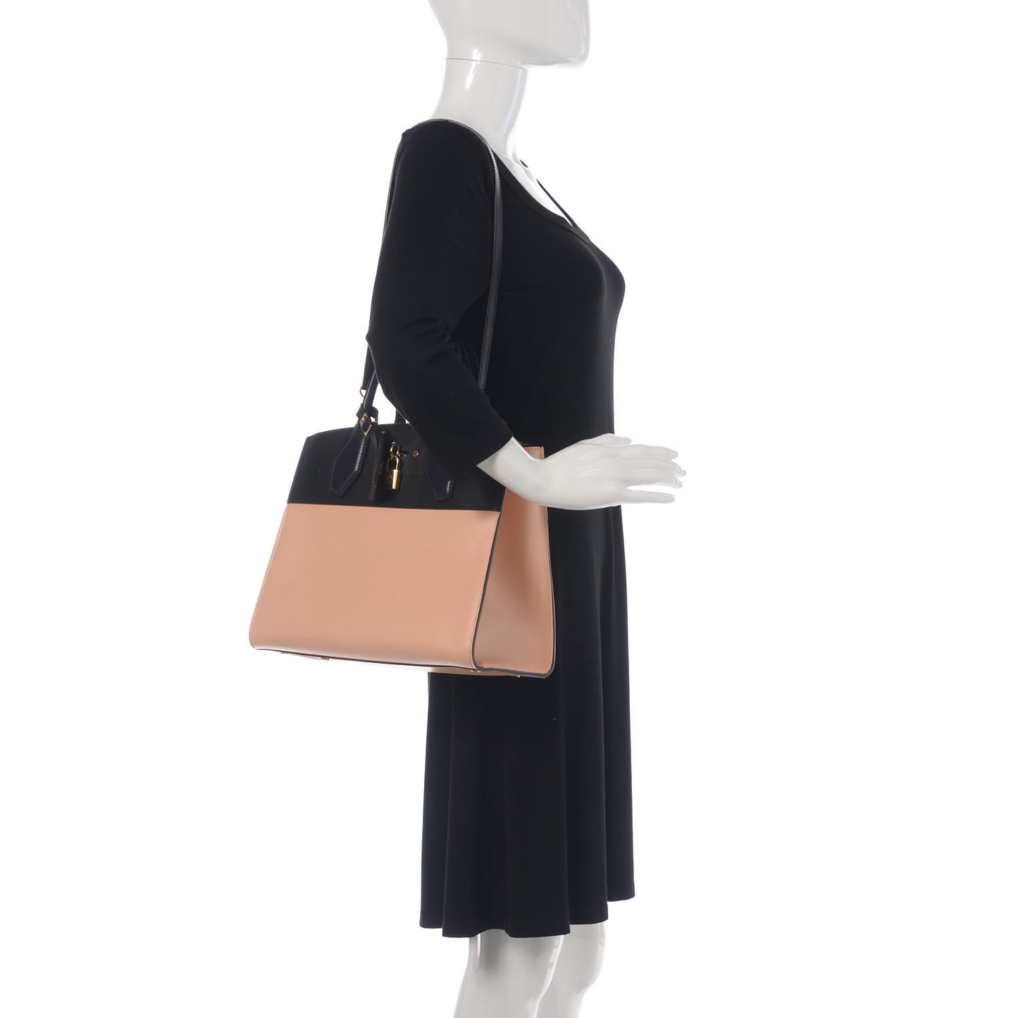 Calfskin City Steamer MM Vanilla Black