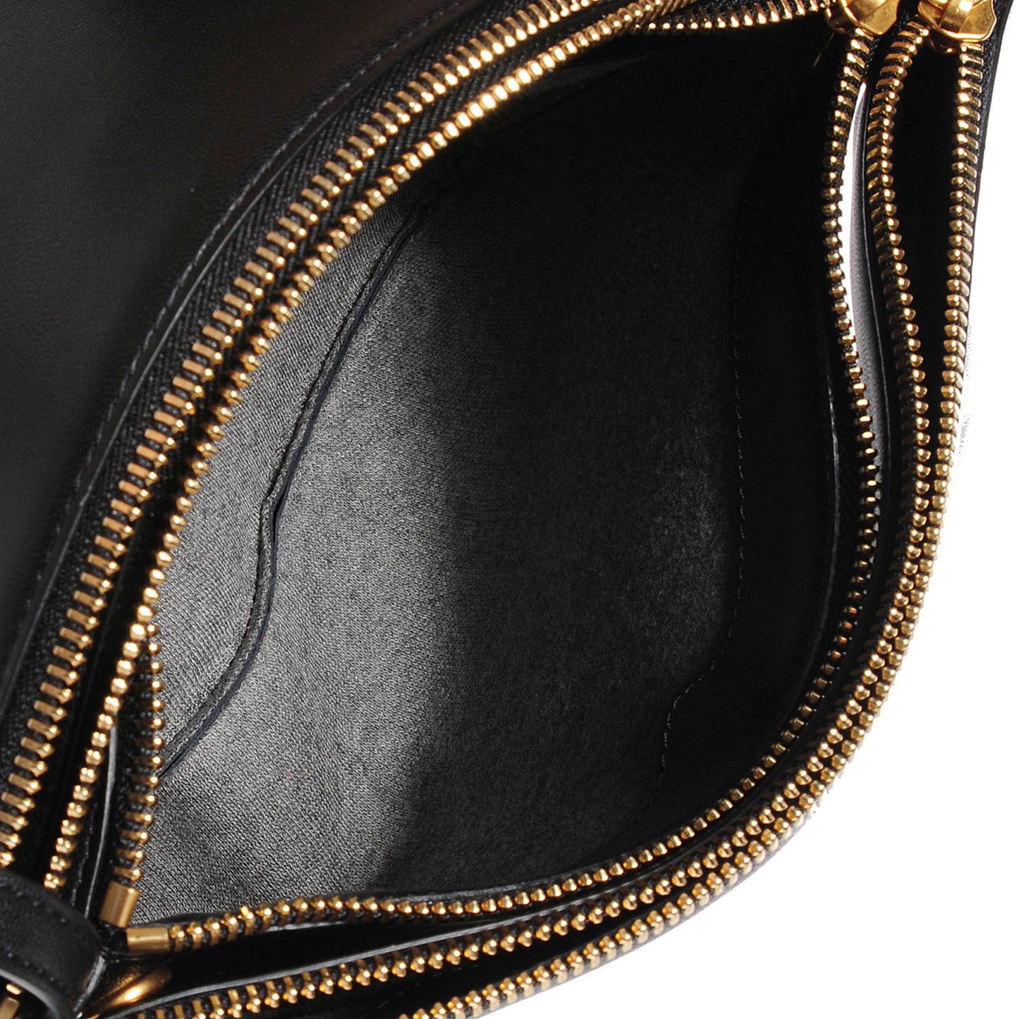 Lambskin Large Trio Crossbody Bag Black