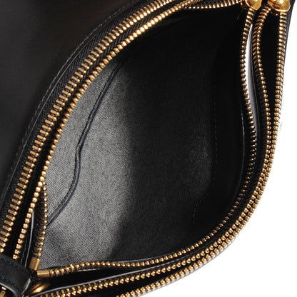 Celine Lambskin Large Trio Crossbody Bag Black 5 of 7