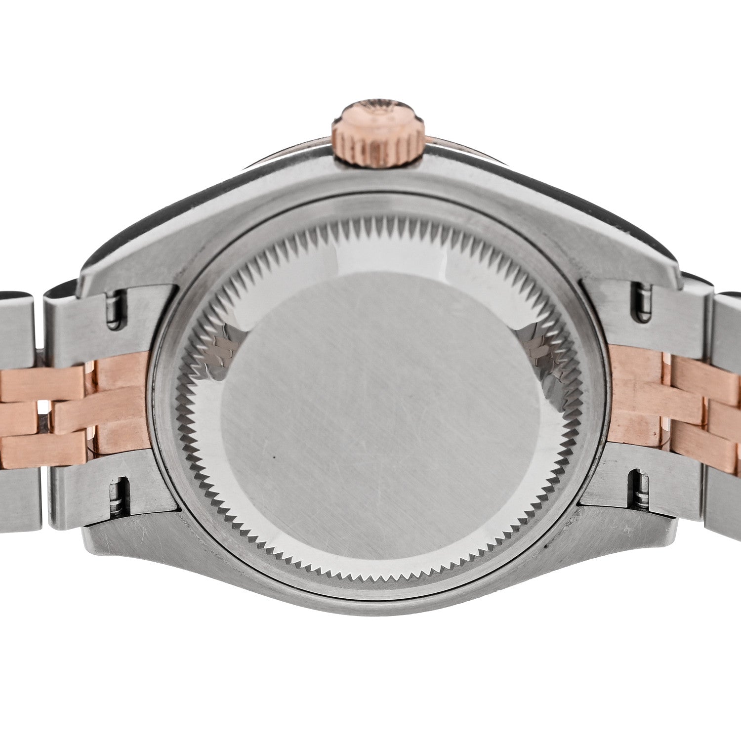 Rolex Stainless Steel 18K Everose Gold Diamond 28mm Oyster Perpetual Datejust Watch Sundust 279171 4 of 5