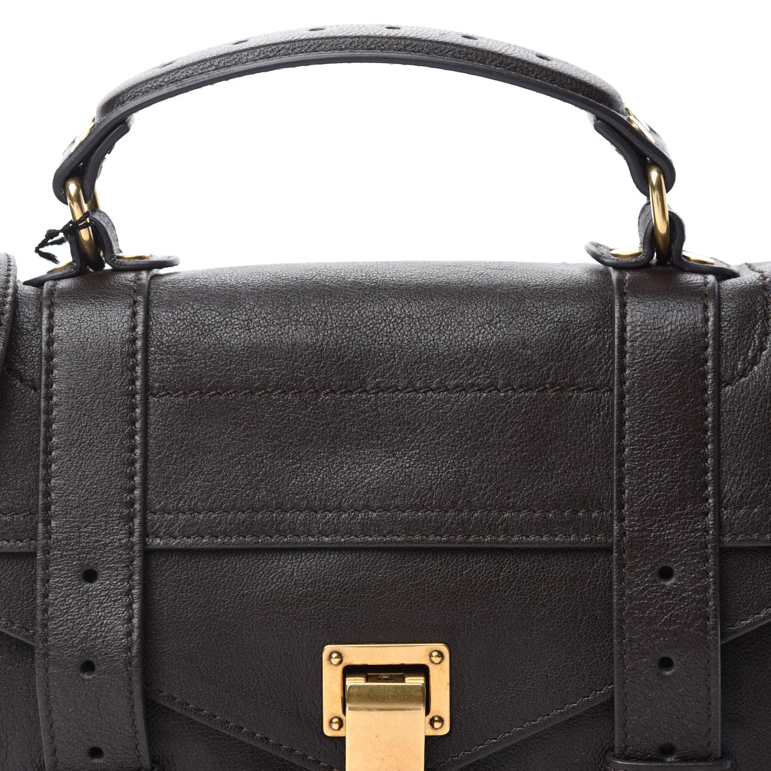 Proenza Schouler Lambskin Tiny PS1 Satchel Dark Chocolate 12 of 12