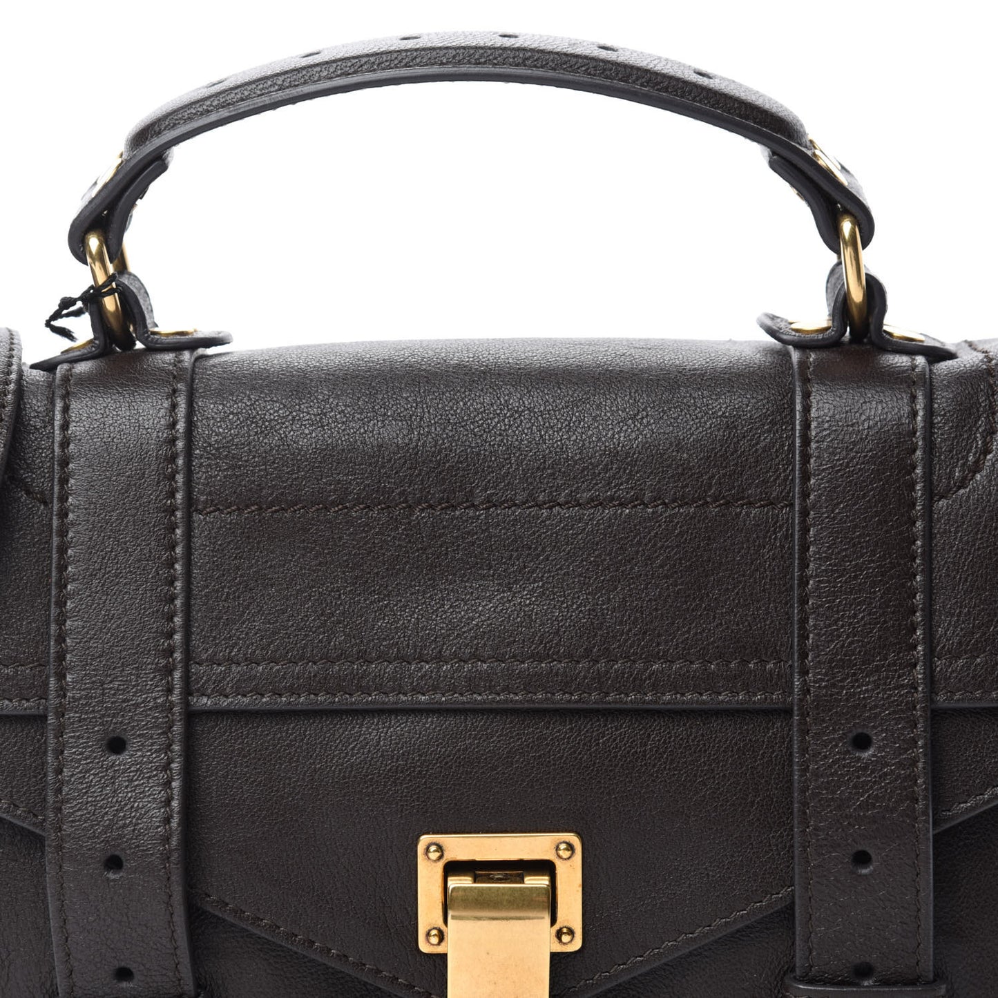 Lambskin Tiny PS1 Satchel Dark Chocolate