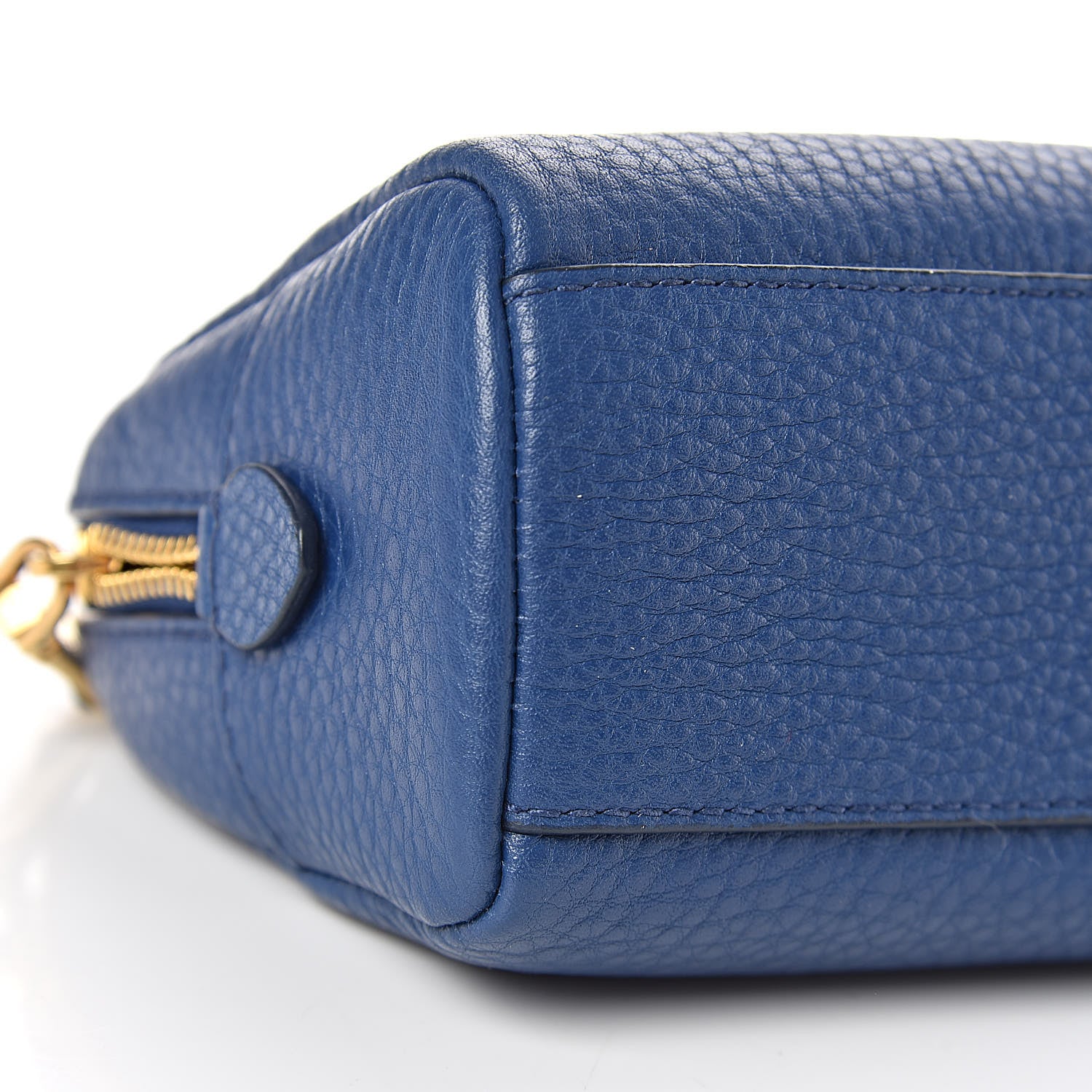 Prada Vitello Daino Cosmetic Pouch Bleuette 8 of 9