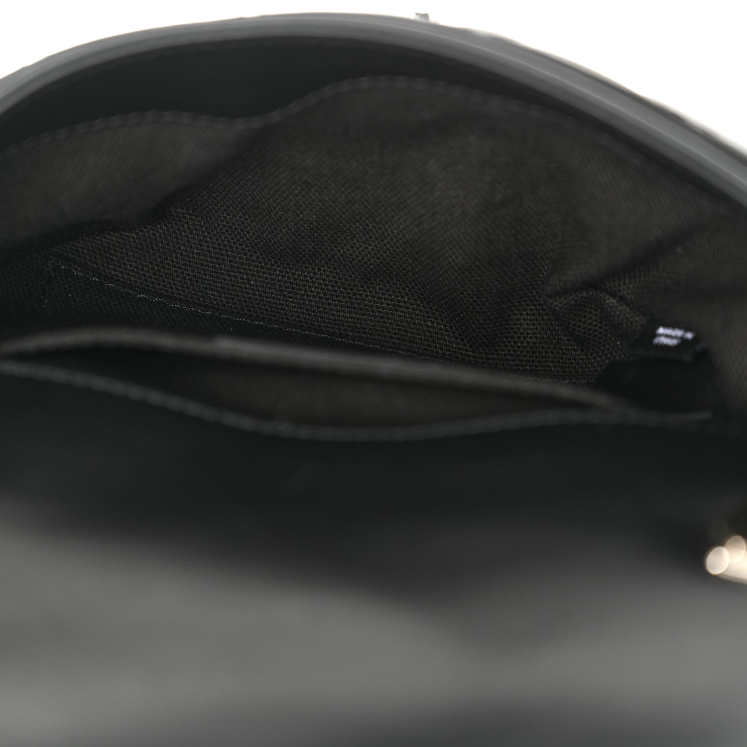 Chanel Calfskin Quilted CC Uniform Flap Belt Bag Black 5 of 11