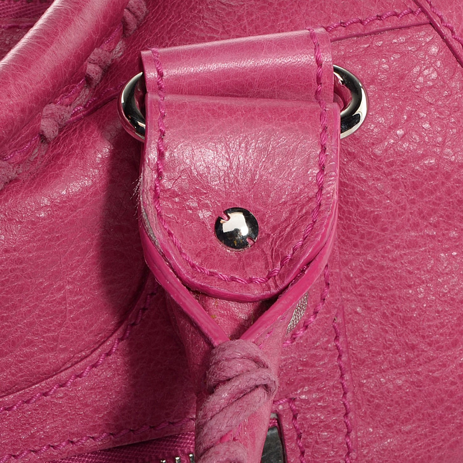 Balenciaga Agneau Giant 21 Silver Hardware Work Cyclamen Fucsia 9 of 11