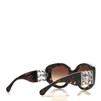 Chanel Perle Pearl Sunglasses 5543 Tortoise 4 of 6