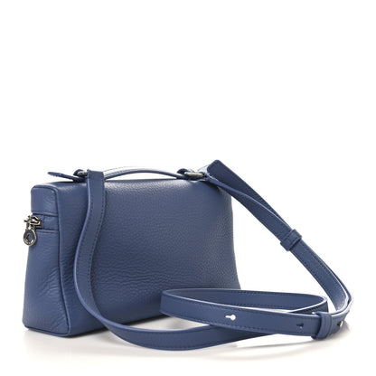 Loro Piana Grained Calfskin L19 Extra Pocket Pouch Cloud Sky 2 of 8
