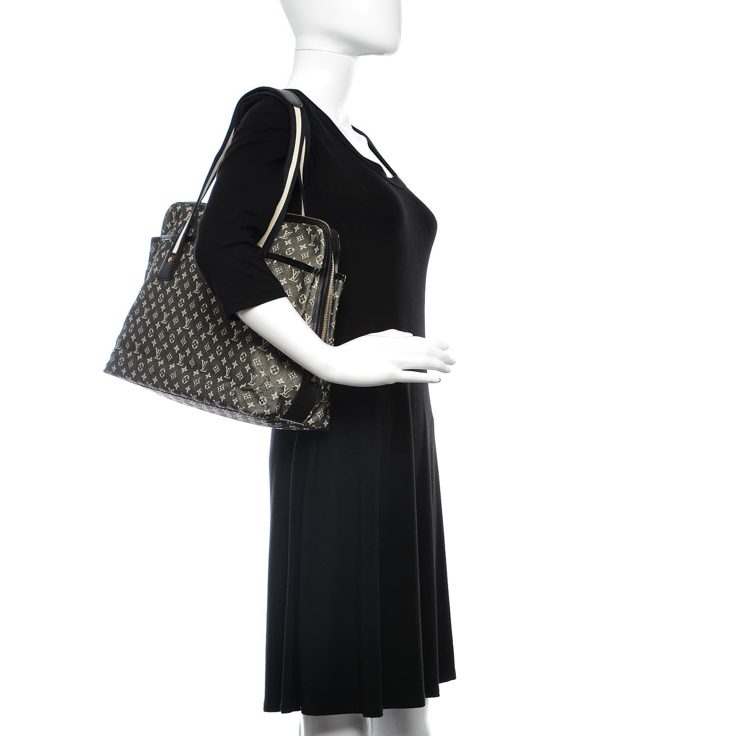 Mini Monogram Mary Kate Cabas Black
