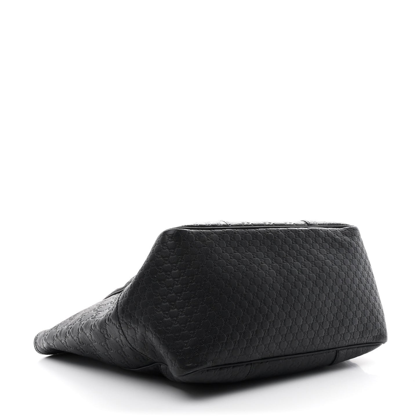 Guccissima Medium Bree Zippered Tote Black