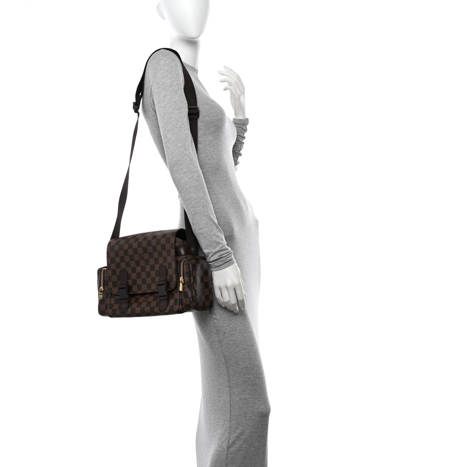 Louis Vuitton Damier Ebene Reporter Melville 2 of 13