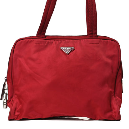 Prada Tessuto Nylon Tote Rosso 7 of 16