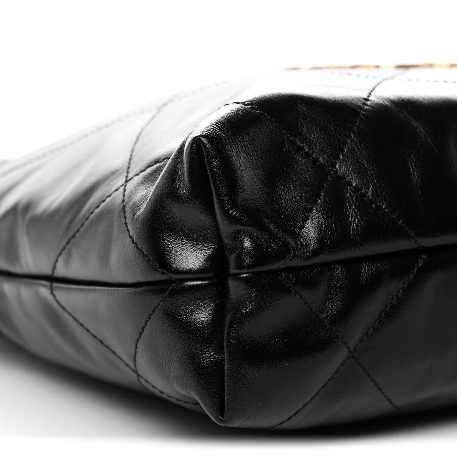 Chanel Shiny Calfskin Quilted Small Chanel 22 Black 1875292