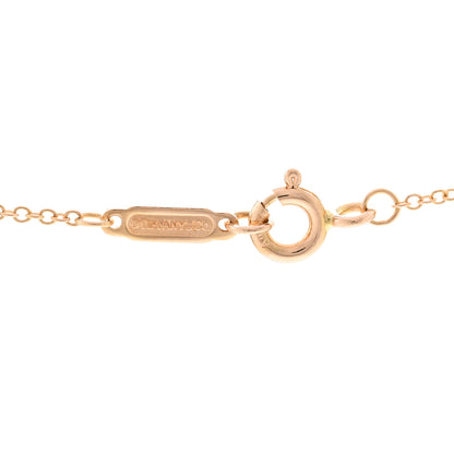 Tiffany 18K Rose Gold Diamond Fleur De Lis Key Pave Pendant Necklace 5 of 5