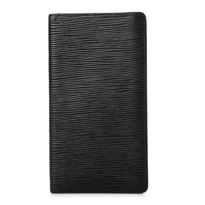 Louis Vuitton Epi Brazza Wallet Black 1 of 8