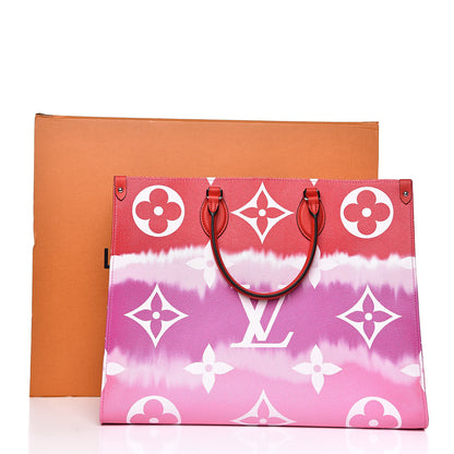 Louis Vuitton Monogram Escale Onthego GM Rouge 11 of 11