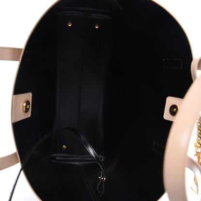 Saint Laurent Calfskin Classic Monogram Double Face Tote Nude Powder 5 of 9
