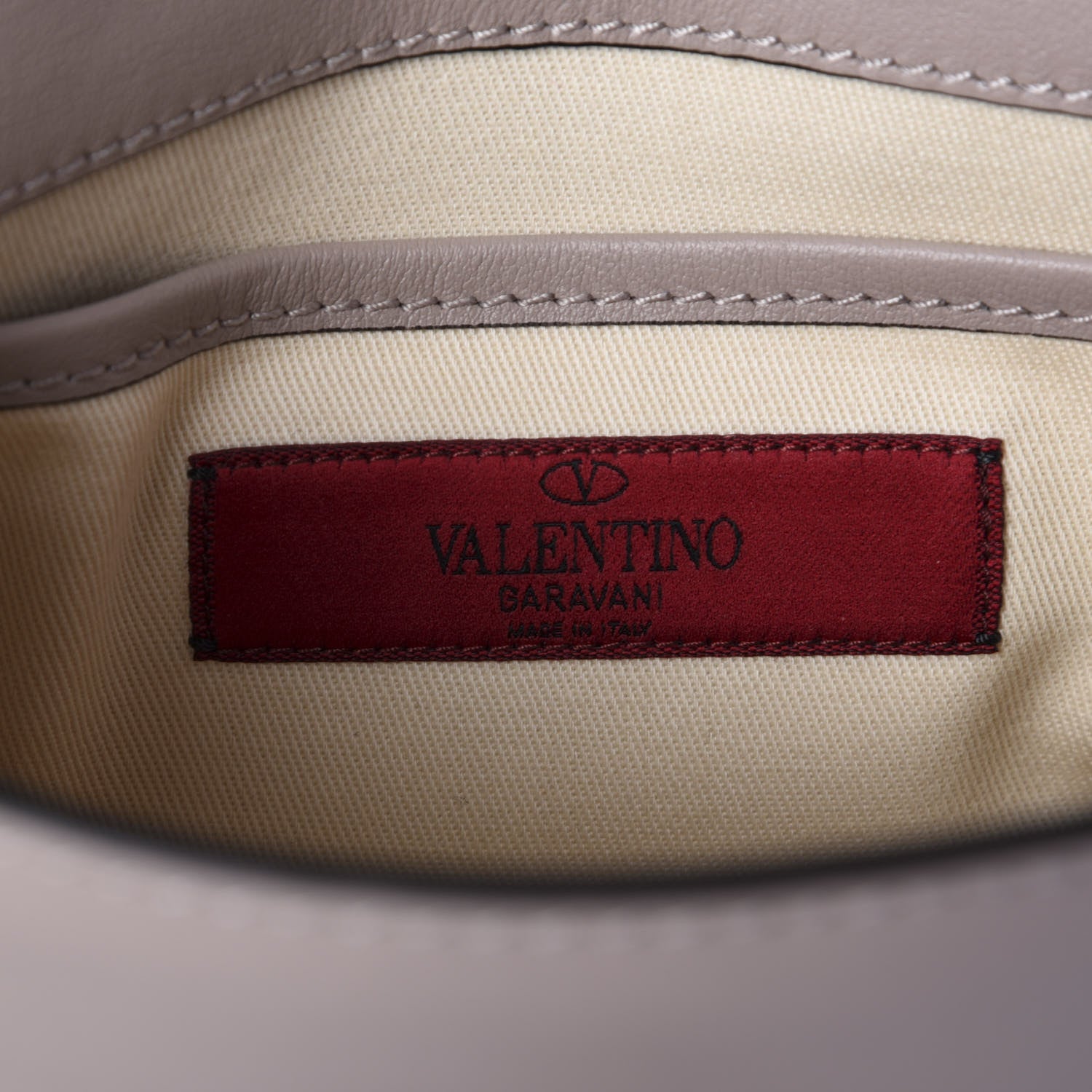 Valentino Garavani Vitello Medium Rockstud Flip Lock Crossbody Bag Poudre 8 of 9