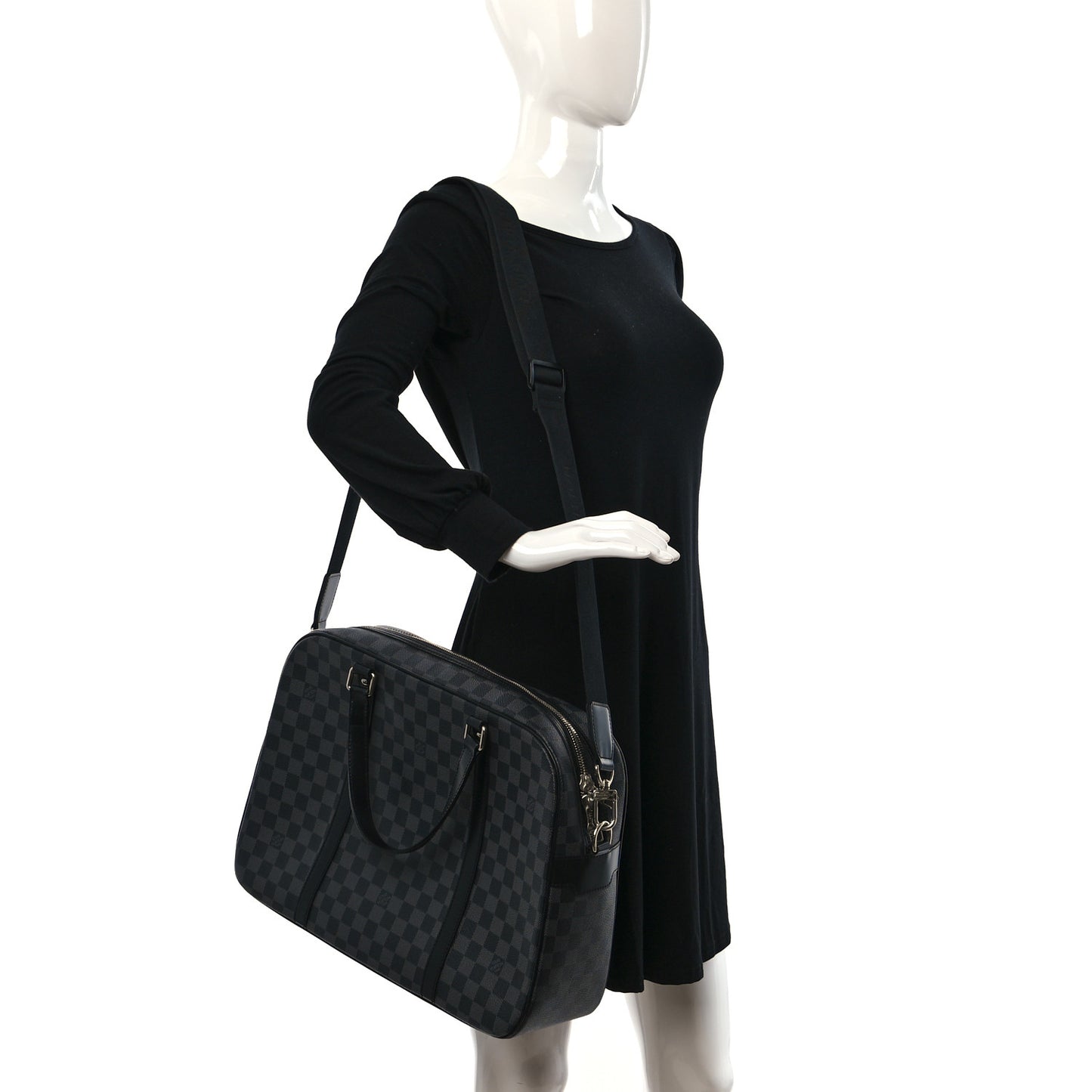 Damier Graphite Porte-Documents Voyage GM