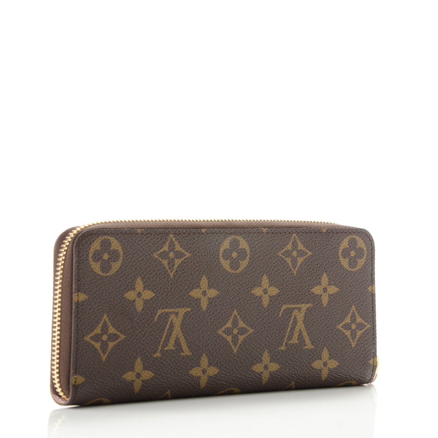 Monogram Clemence Wallet Rose Ballerine
