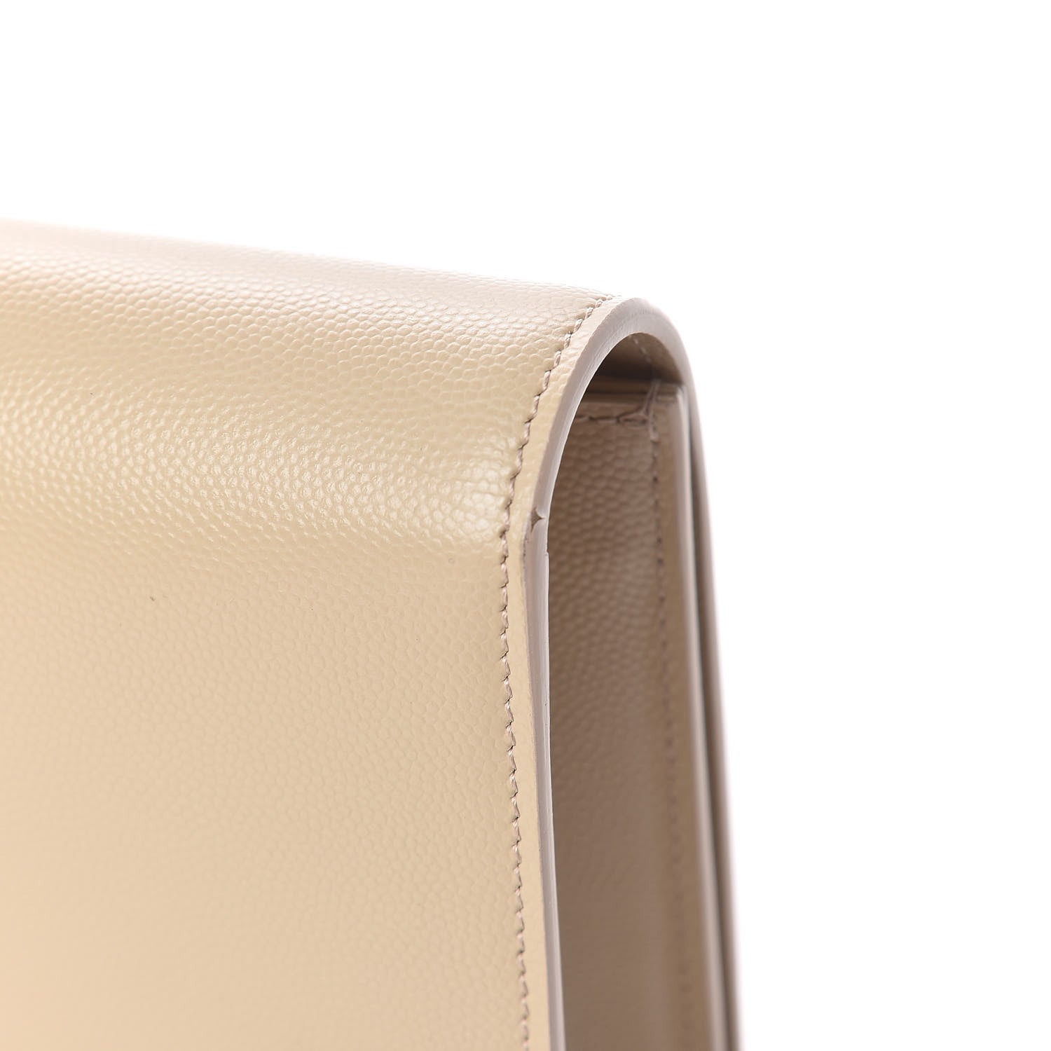 Saint Laurent Grain De Poudre Classic Kate Monogram Clutch Nude Powder 7 of 15