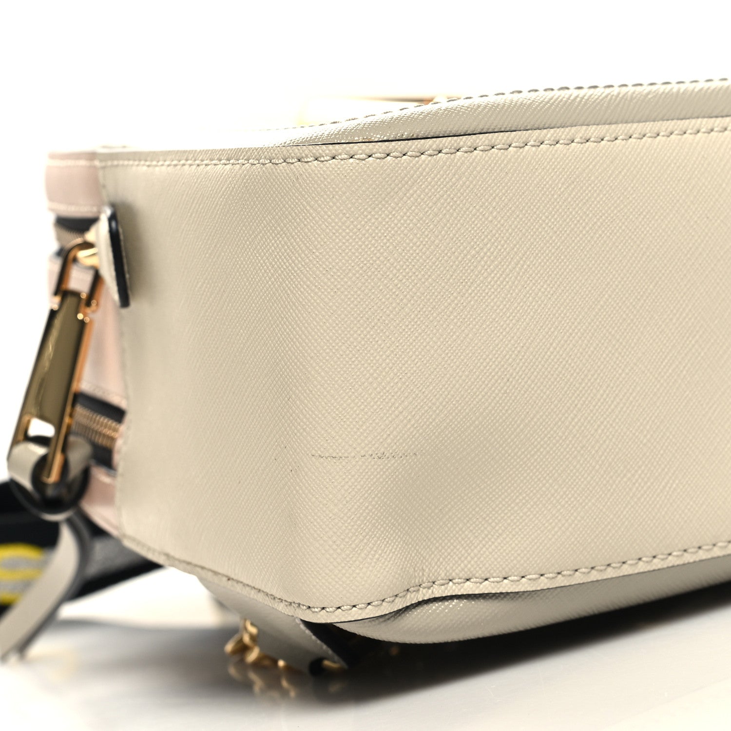 Marc Jacobs Saffiano Mini Snapshot Backpack Beige Multicolor 9 of 11