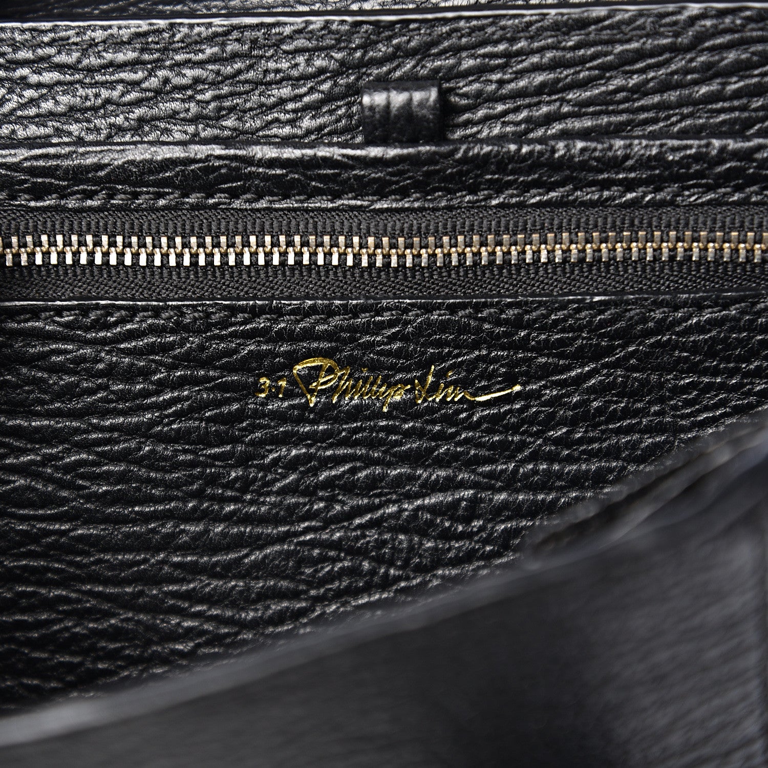 3.1 Phillip Lim 3.1 Textured Calfskin Studded Mini Pashli Satchel Black 5 of 8
