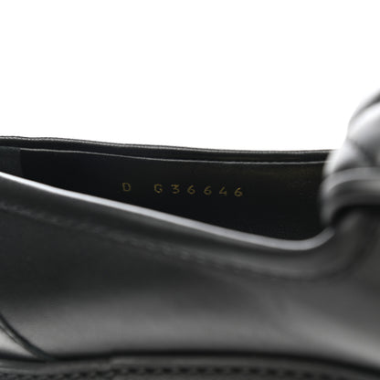 Chanel Lambskin Quilted CC Turnlock Loafers 37 Black 8 of 9
