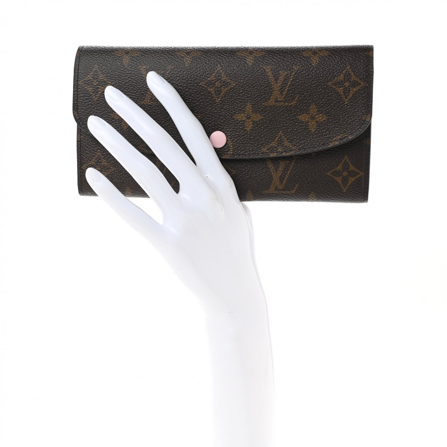 Monogram Emilie Wallet Rose Ballerine