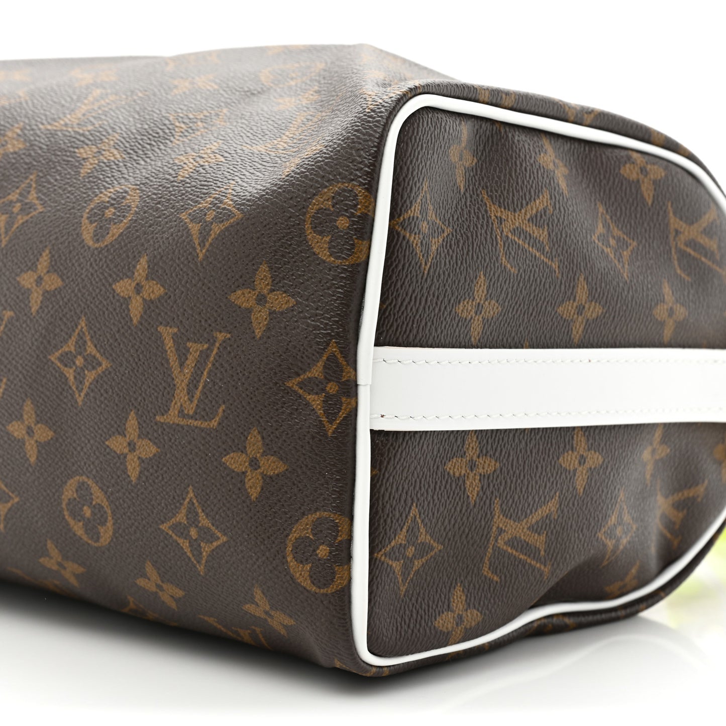 Monogram LV Match Speedy Bandouliere 25 White