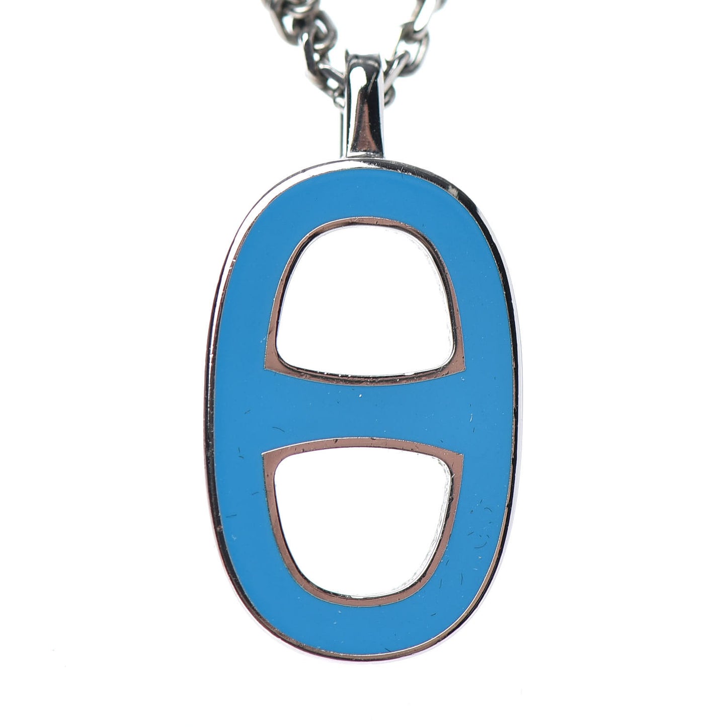 Laquered Iliade Pendant Necklace Bleu Paradis