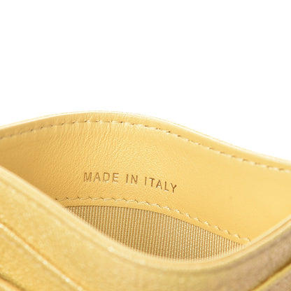 Chanel Iridescent Caviar Quilted Card Holder Yellow 7 of 9