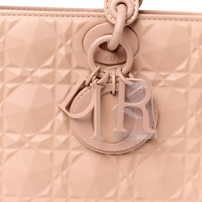 Christian Dior Calfskin Cannage Diamond Medium Lady D-Joy Rose Des Vents 8 of 10