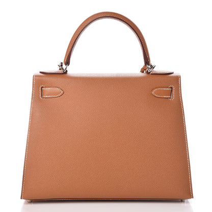 Hermes Epsom Kelly Sellier 28 Gold 4 of 37