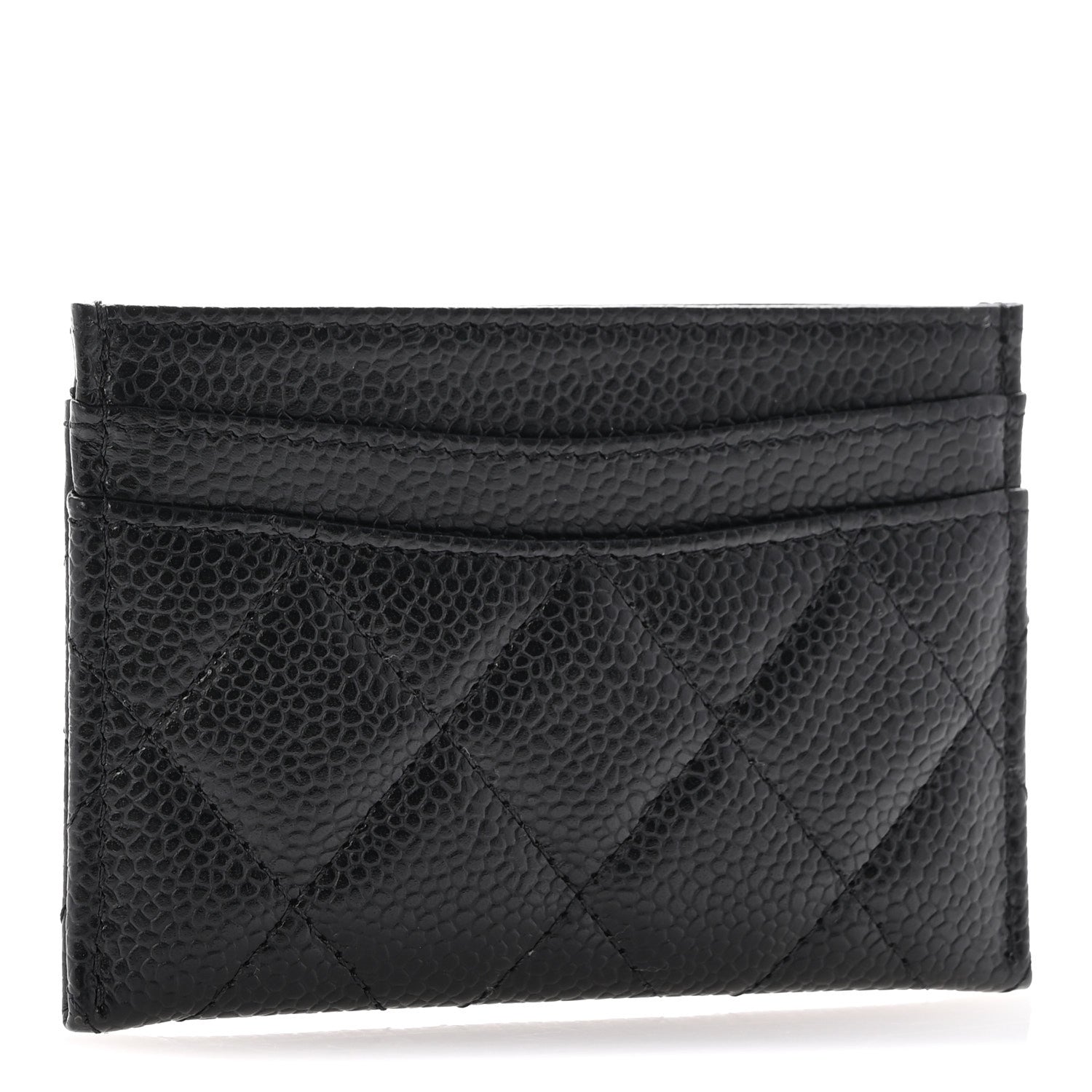 Chanel Caviar Quilted Card Holder Black 3 of 9