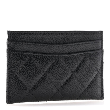 Chanel Caviar Quilted Card Holder Black 3 of 9