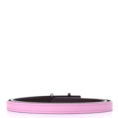 Hermes Epsom Swift 13mm Focus Belt 80 Mauve Sylvestre Rouge Sellier 2 of 5