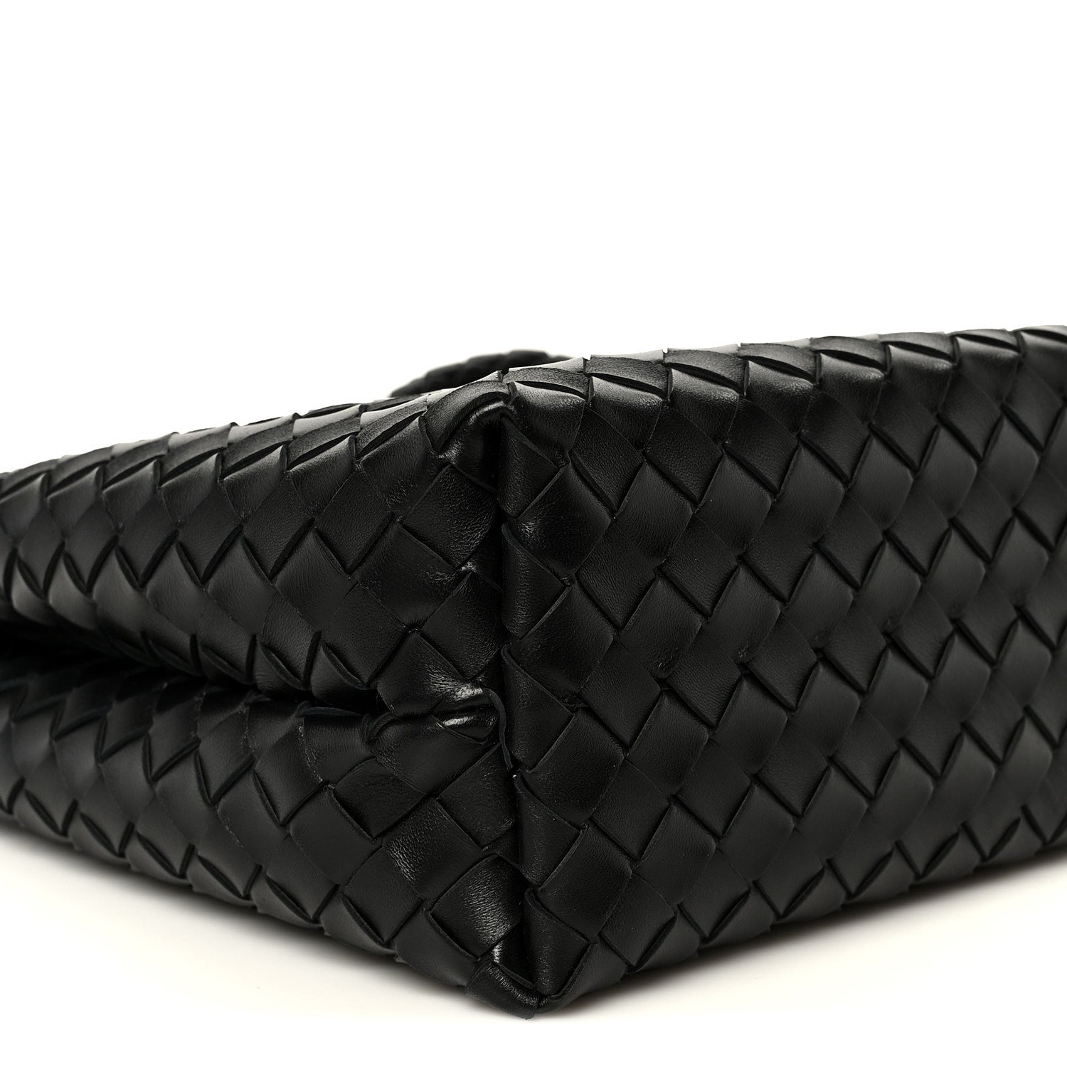Bottega Veneta Nappa Intrecciato Medium Andiamo Shoulder Bag Black 9 of 10