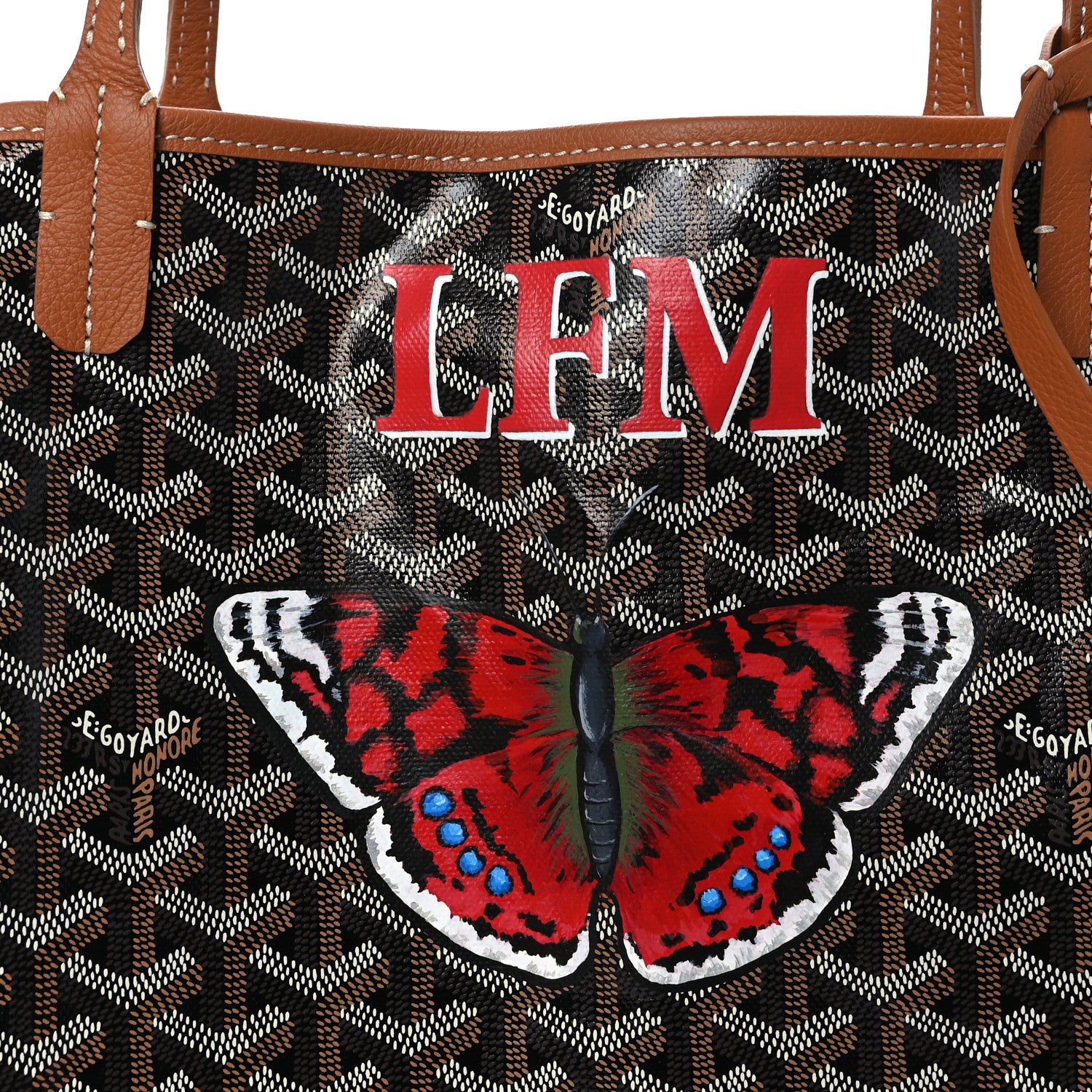 Goyard Goyardine Saint Louis GM Black Gold 11 of 11