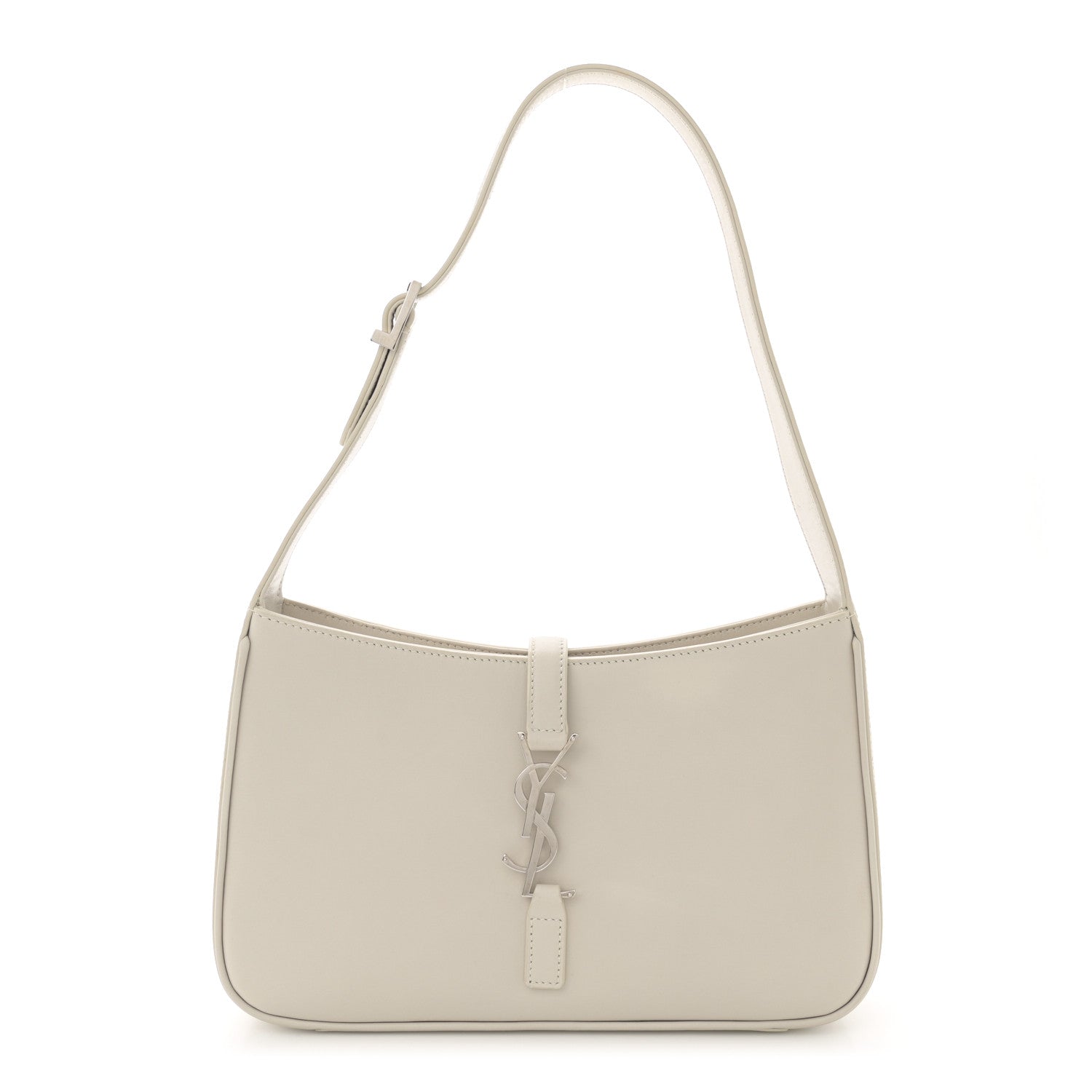 Saint Laurent Smooth Calfskin Le 5 A 7 Hobo Blanc Vintage 1 of 15