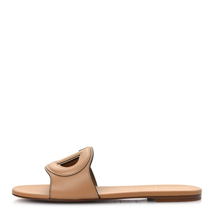 Christian Dior Calfskin D-Club Mule Sandal 40 Natural 1 of 11