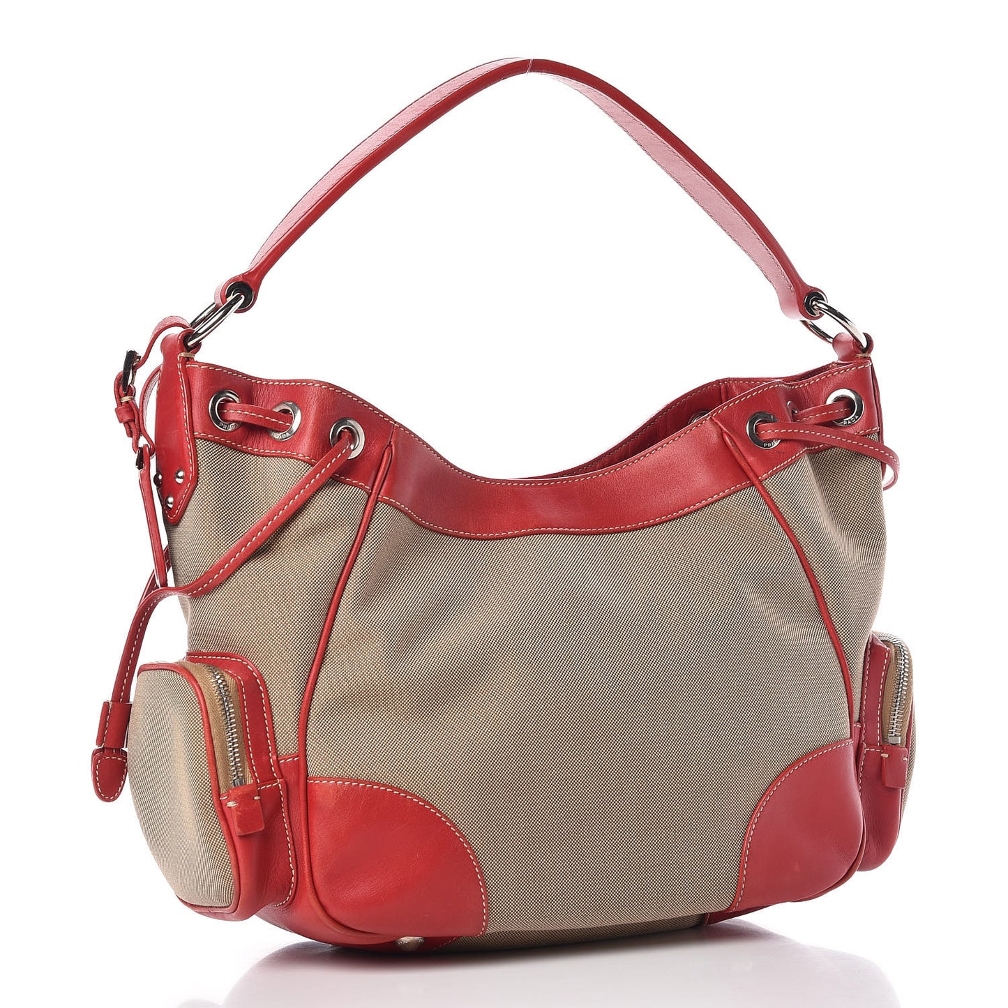 Canvas Shoulder Bag Bag Red