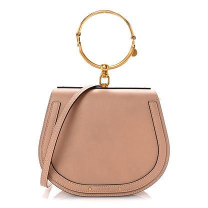 Chloe Calfskin Suede Medium Nile Bracelet Bag Biscotti Beige 1 of 10