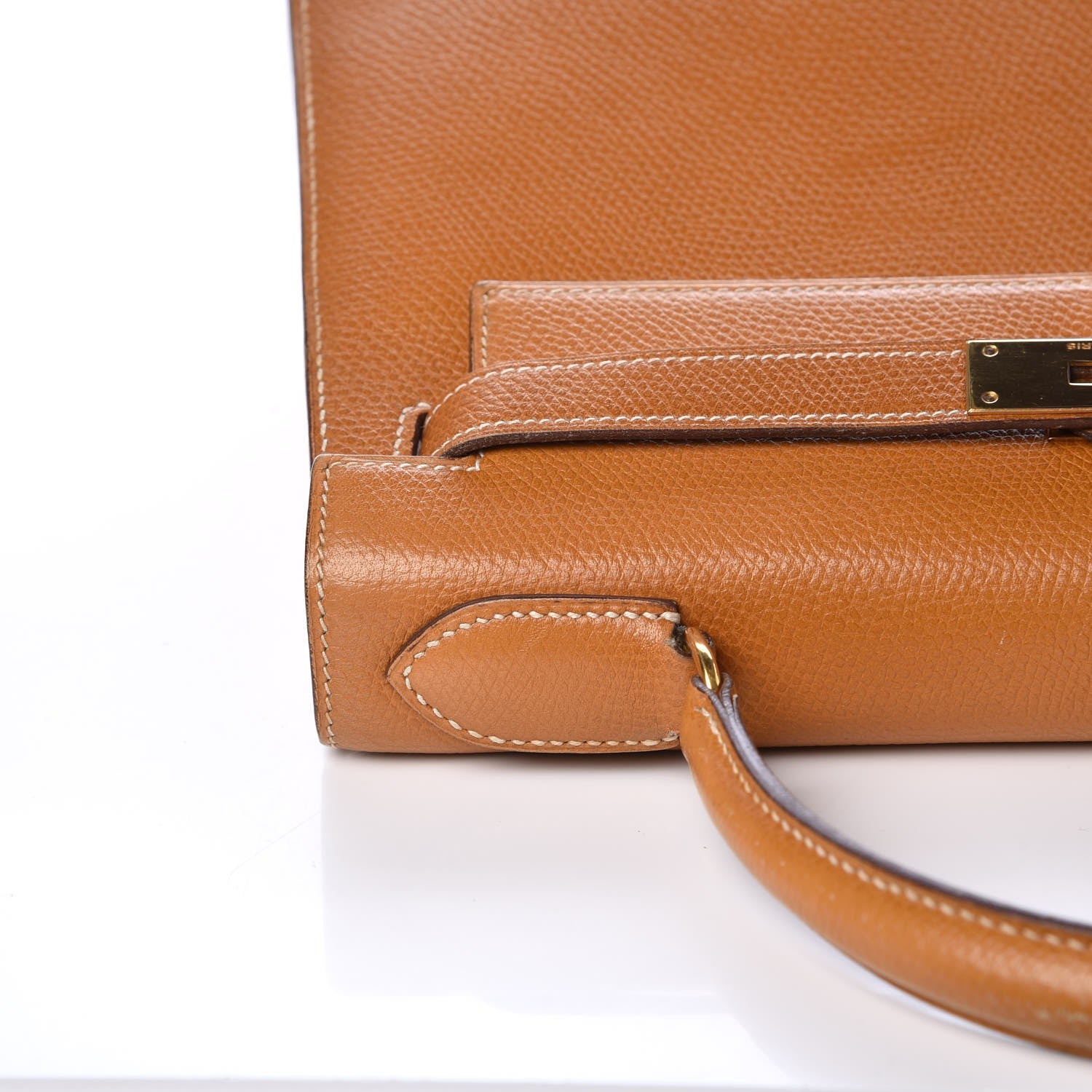 Hermes Courchevel Kelly Sellier 28 Gold 36 of 50