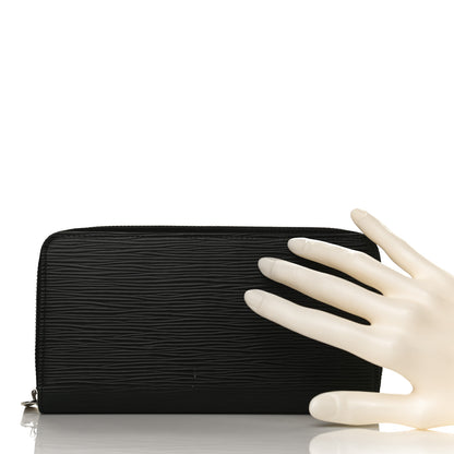 Louis Vuitton Epi Zippy Wallet Black 2 of 12