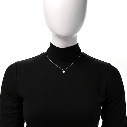 Van Cleef & Arpels 18K Yellow Gold Mother of Pearl Sweet Alhambra Pendant Necklace 2 of 6